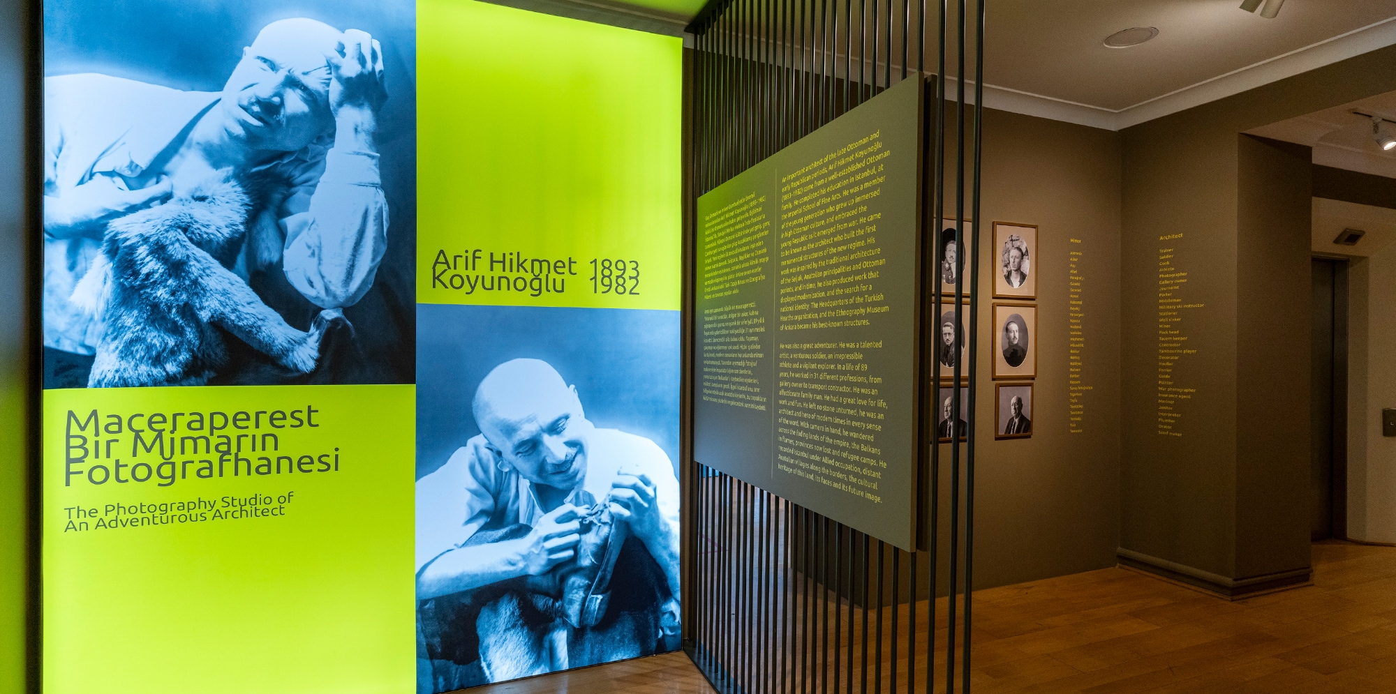 Guided Exhibition Tours for The Photography Studio of an Adventurous Architect at the Istanbul Research Institute